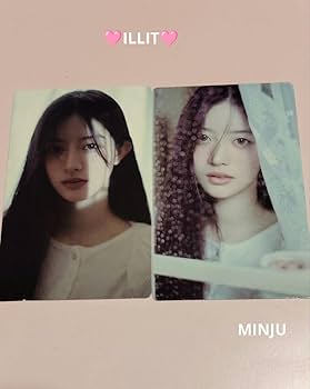 Amazon.co.jp: illit ミンジュ 公式トレカ 2枚 アイリット 韓国